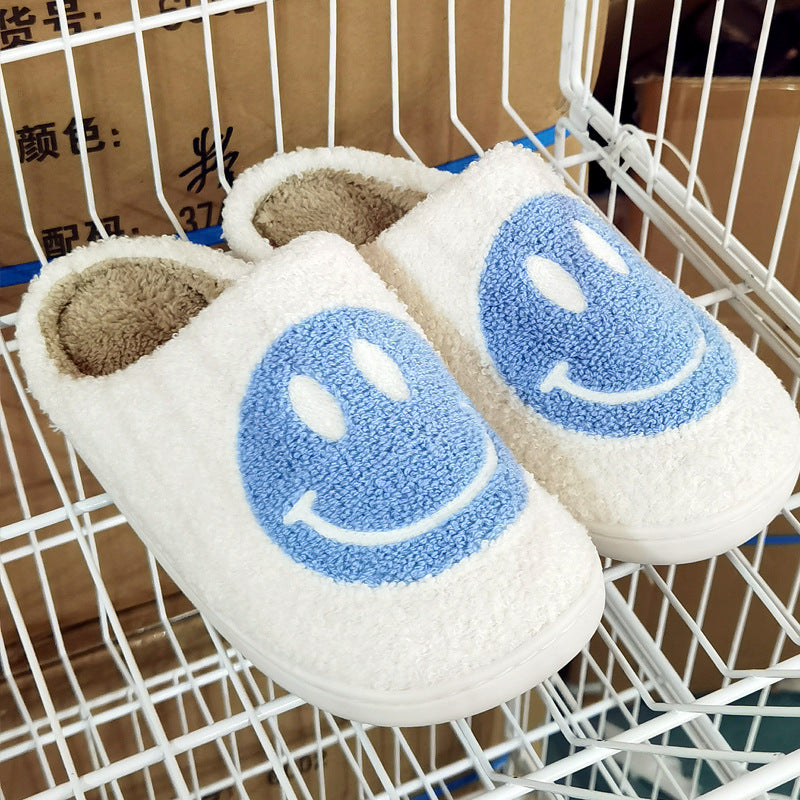 Cute Plush Half-wrapped Heel Non-slip Warm House Slippers Shoe Accessories Orange Felix   