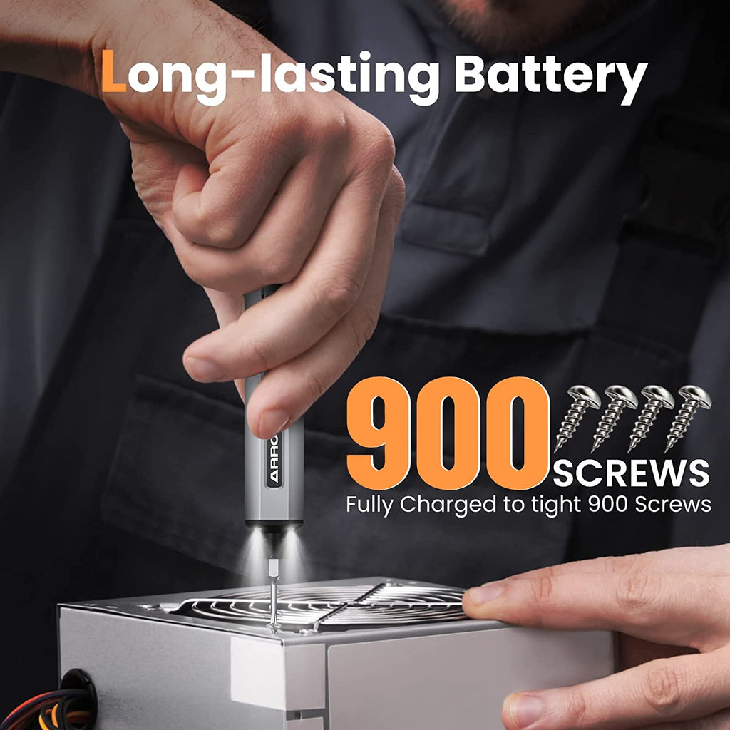 Electric Screwdriver Set with 34 Magnetic Bits (SES) 4 Gears Torque OLED Display Rechargeable Portable Cordless Screwdriver 0 DailyAlertDeals   