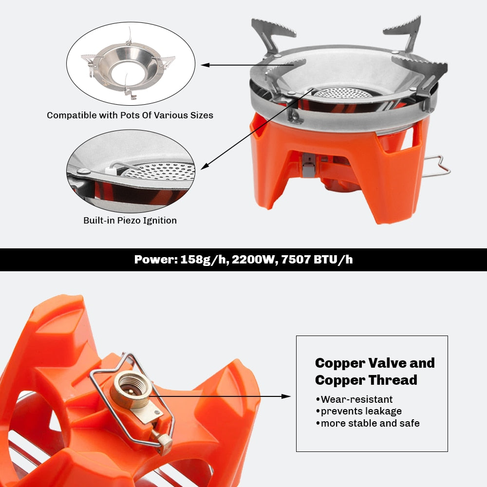 Fire Maple X2 Outdoor Gas Stove Burner Tourist Portable Cooking System With Heat Exchanger Pot FMS-X2 Camping Hiking Gas Cooker Portable Cooking Stoves DailyAlertDeals   