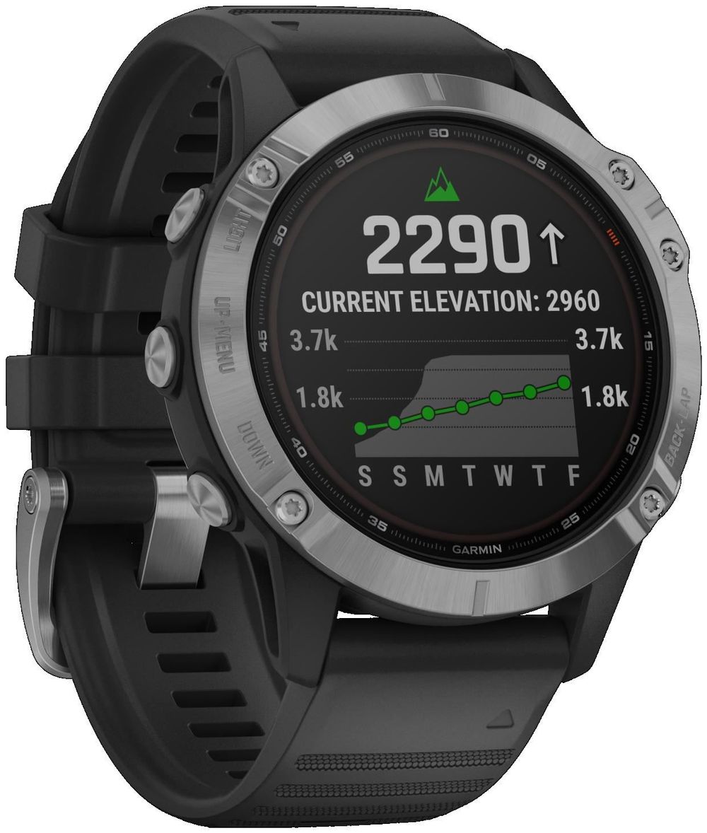 Garmin FENIX 6 SOLAR schwarz Smart Watch Waterproof Bluetooth Wifi NFC GPS With monitoring Activity Fitness Gear Watch smart watch DailyAlertDeals   
