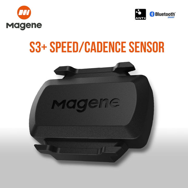 Magene S3+ Speed Cadence Sensor ANT Bluetooth Computer Speedmeter Dual Sensor Bike Accessories Compatible with WahooOnelap Zwift 0 DailyAlertDeals 1Pc S3 Sensor  