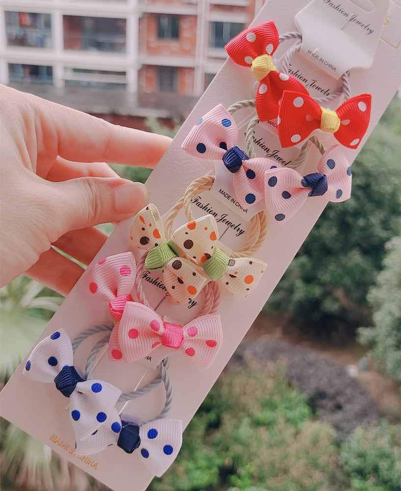 New Cute Rope Children Baby Elastic Hair Rubber Bands Accessories for Kids Girl Headband Tie Ring Headwear Scrunchie Baby Elastic Hair Rubber Bands DailyAlertDeals a6  
