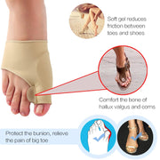 1Pair Toe Separator Hallux Valgus Bunion Corrector Foot Toe Separator Foot Thumb Corrector feet Thumb Adjuster Correction feet toe correcter DailyAlertDeals   
