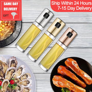 Kitchen Push Type Spray Olive Oil Sprayer Bottle Pump Oil Pot Leak-proof Grill BBQ Sprayer Oil Dispenser BBQ Gravy Boats Tools Kitchen Tools & Utensils DailyAlertDeals   