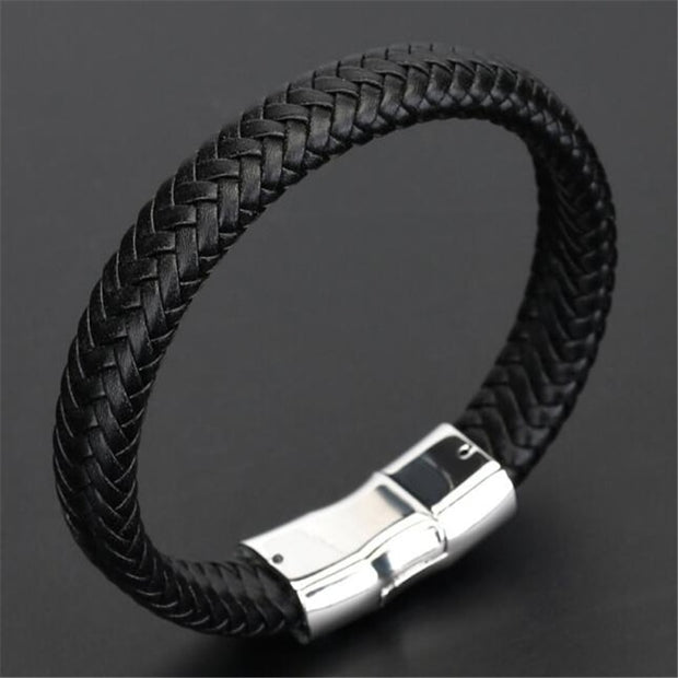 ZOSHI Trendy Genuine Leather Bracelets Mens Multilayer Braided Rope Bracelets Male Female Bracelets Retro Jewelry 0 DailyAlertDeals H22205 China 