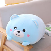 18-28CM Soft Animal Cartoon Pillow Cushion Cute Fat Dog Cat Totoro Penguin Pig Frog Plush Toy Stuffed Lovely kids Birthyday Gift 0 DailyAlertDeals 20cm blue bear  