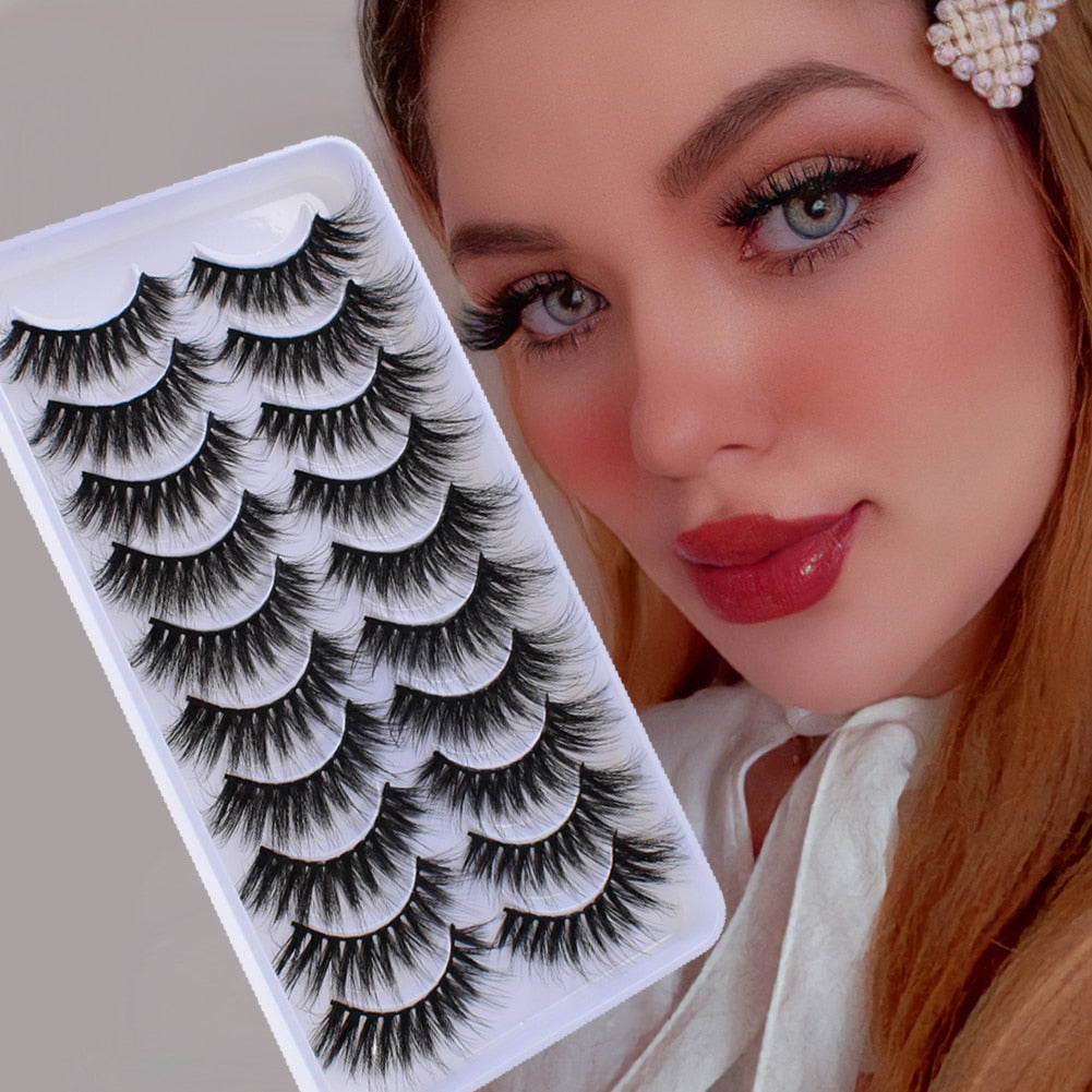 5/10Pairs 3D Mink Lashes Natural Eyelashes Dramatic False Eyelashes Faux Cils Makeup Wholesale Fake Eyelash Extension maquiagem 0 DailyAlertDeals   