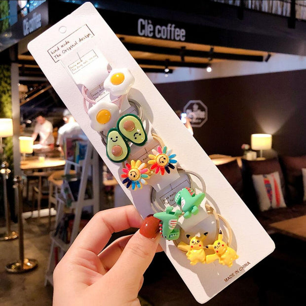 New Cute Rope Children Baby Elastic Hair Rubber Bands Accessories for Kids Girl Headband Tie Ring Headwear Scrunchie Baby Elastic Hair Rubber Bands DailyAlertDeals 22  