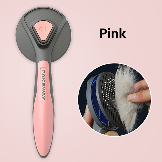 Kimpets Cat Comb Dog Hair Remover Brush 0 DailyAlertDeals Pink  