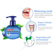 Teeth Whitening Soda Toothpaste Cleaning Stain Removal Fight Bleeding Gums Baking Dental Oral Care Bamboo Electric Toothbrush 0 DailyAlertDeals   