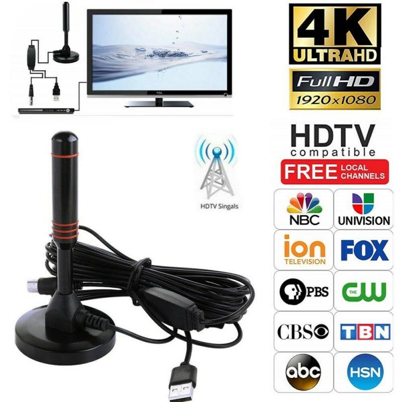 200 Miles Ultra HD Digital Indoor Amplified TV Antenna HDTV With Amplifier VHF/UHF Quick Response Indoor Outdoor Aerial HD Set 0 DailyAlertDeals   