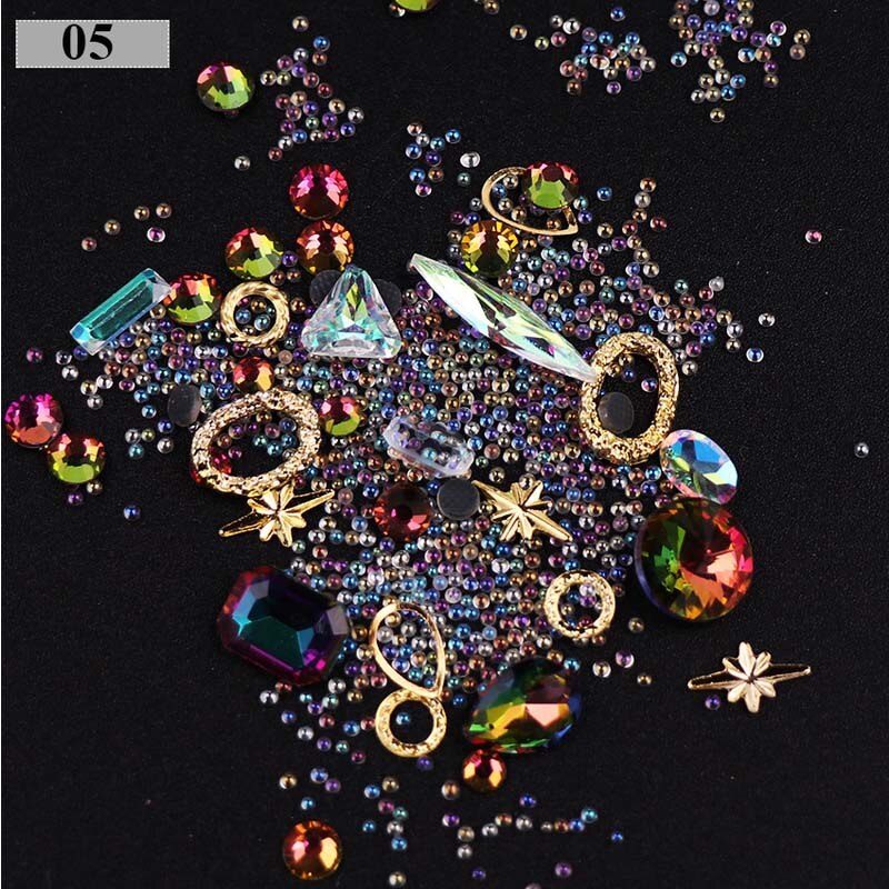 3D Nail Rhinestones Rose Jewelry Diverse DIY Gems Charming Mix Crystal Nail Art Decorations Gel Glitter Charms Nail Accessories Nail Rhinestones Rose Jewelry DailyAlertDeals 5  