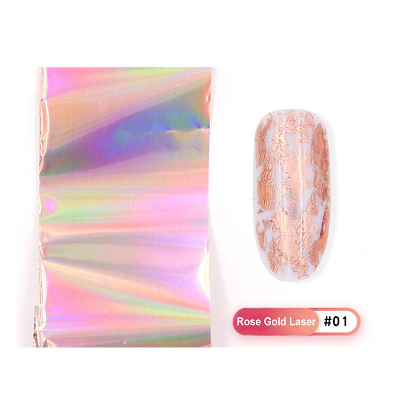 1 Roll Pink Gold Sliver Nail Foils Sparkly Sky Glitter Nail Art Transfer Stickers Slider Paper Nail Art Manicures Decoration New 0 DailyAlertDeals 44992-1  