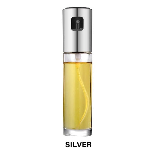 Kitchen Push Type Spray Olive Oil Sprayer Bottle Pump Oil Pot Leak-proof Grill BBQ Sprayer Oil Dispenser BBQ Gravy Boats Tools Kitchen Tools & Utensils DailyAlertDeals B  