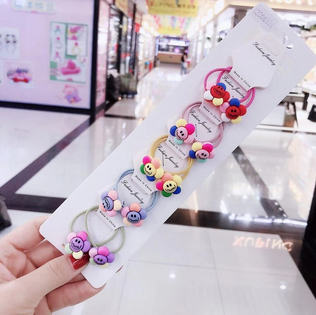 New Cute Rope Children Baby Elastic Hair Rubber Bands Accessories for Kids Girl Headband Tie Ring Headwear Scrunchie Baby Elastic Hair Rubber Bands DailyAlertDeals 3  