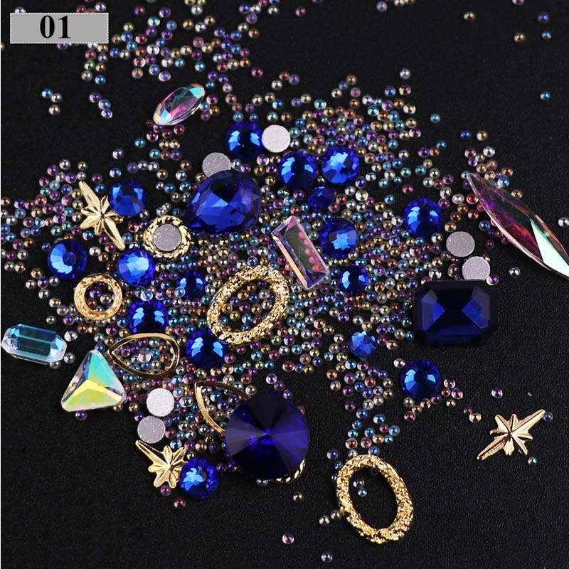 3D Nail Rhinestones Rose Jewelry Diverse DIY Gems Charming Mix Crystal Nail Art Decorations Gel Glitter Charms Nail Accessories Nail Rhinestones Rose Jewelry DailyAlertDeals 1  
