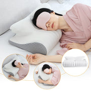 Soft Polyester Fiber Memory Foam Pillow Neck Support Pillow For Side Back Stomach Sleeper Pillows neck pain pillow DailyAlertDeals   