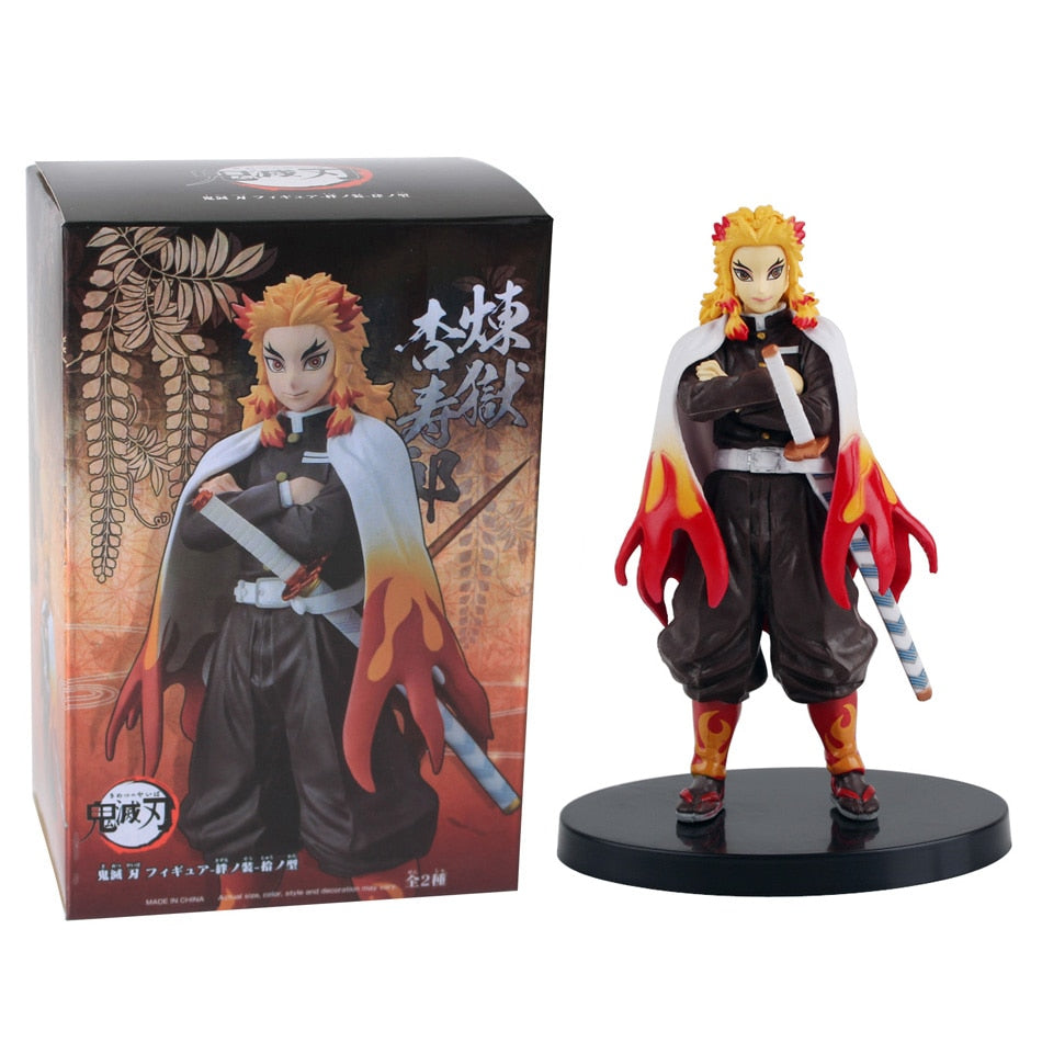 Anime Demon Slayer Figure Kamado Tanjirou Nezuko Action Figures PVC Model Toys Zenitsu Figurine Inosuke Kimetsu No Yaiba Figura Demon Slayer Figure DailyAlertDeals Kyoujurou With box  