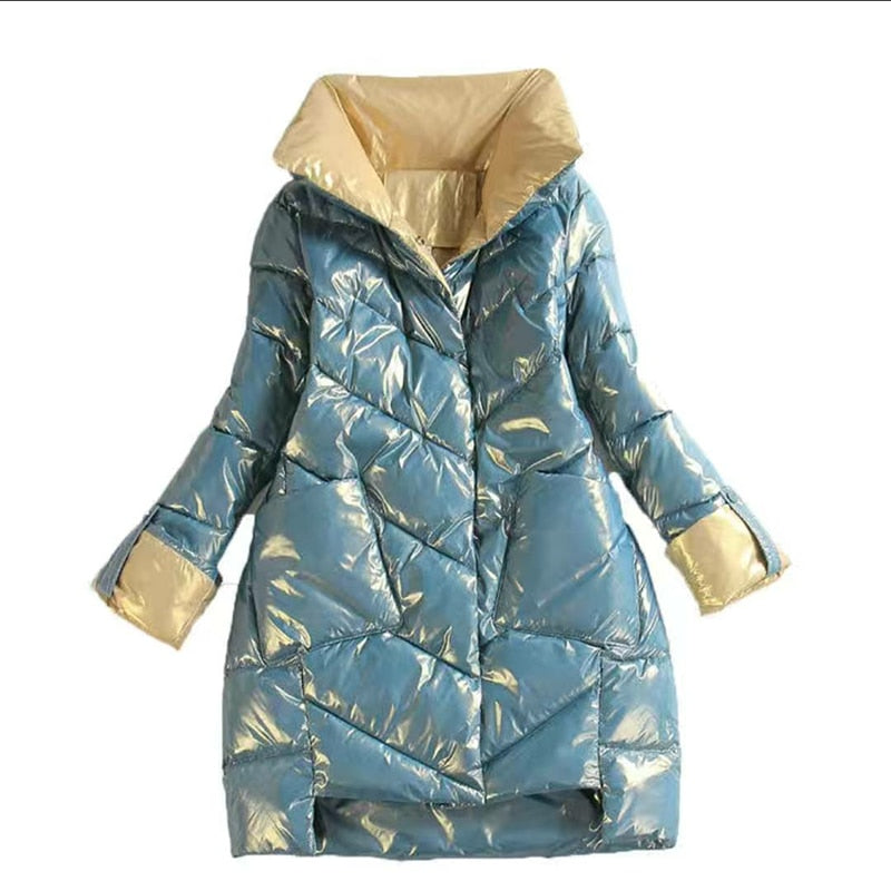 2021 Winter Jacket Women Parkas Female Hooded Thick Loose Casual Jacket Warm Winter Coat Women 0 DailyAlertDeals 3 M 