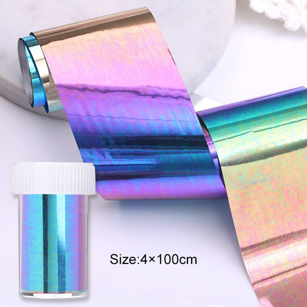 Nail Foils Marble Series Nail Transfer Foils Decorations DIY idea nail Art Transfer Sticker Decals Nail Accessories Nail Sticker DailyAlertDeals 1pc chameleon  