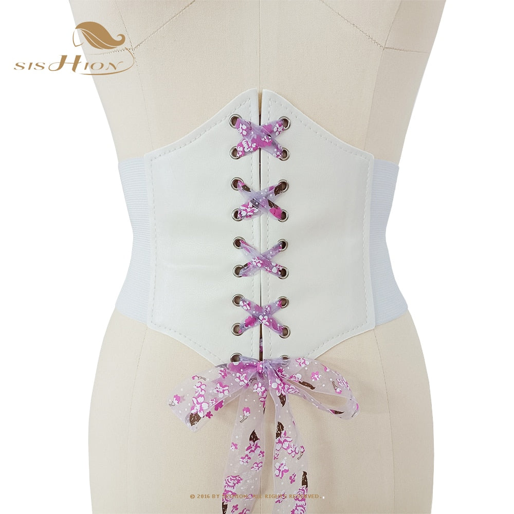 Women's Underbust Corsets Tops Body Shapewear Girdles Bustiers Waist Cincher Corset Waist Trainer for Women Shapewear DailyAlertDeals VD2632WhitePurple waist 62-80cm 