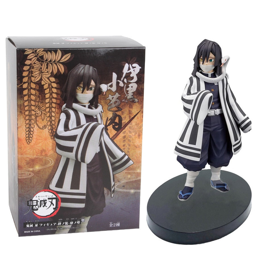 Anime Demon Slayer Figure Kamado Tanjirou Nezuko Action Figures PVC Model Toys Zenitsu Figurine Inosuke Kimetsu No Yaiba Figura Demon Slayer Figure DailyAlertDeals Obanai With box  
