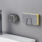 Kitchen Stainless Steel Sink Sponges Holder Self Adhesive Drain Drying Rack Kitchen Wall Hooks Accessories Storage Organizer 0 DailyAlertDeals   