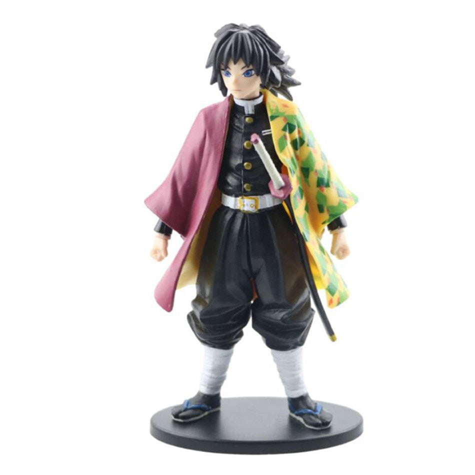 Anime Demon Slayer Figure Kamado Tanjirou Nezuko Action Figures PVC Model Toys Zenitsu Figurine Inosuke Kimetsu No Yaiba Figura Demon Slayer Figure DailyAlertDeals Giyuu No Box  