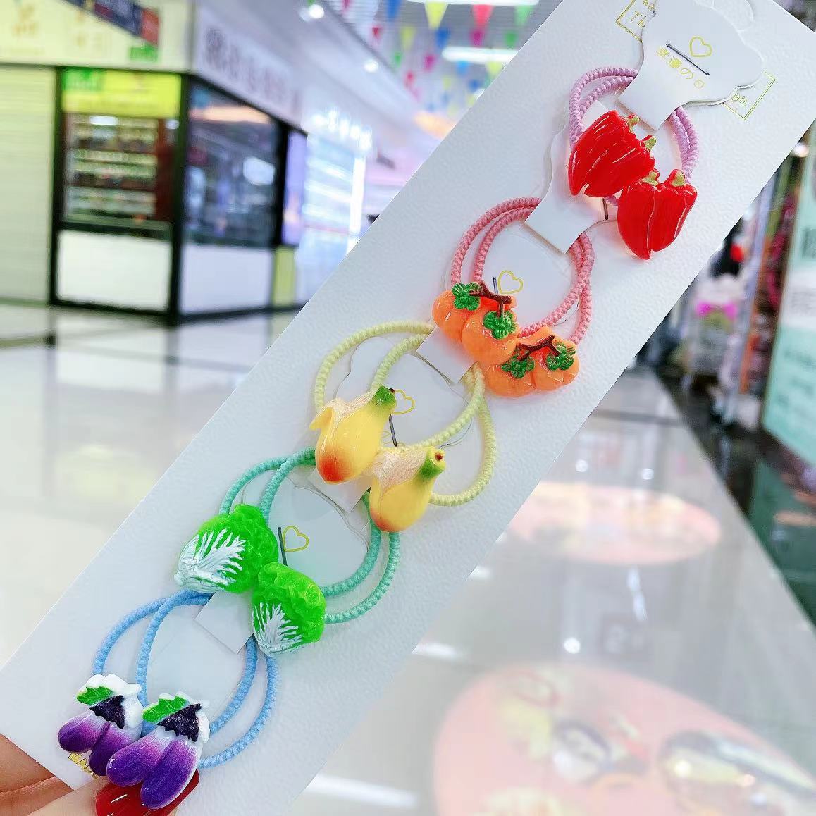 New Cute Rope Children Baby Elastic Hair Rubber Bands Accessories for Kids Girl Headband Tie Ring Headwear Scrunchie Baby Elastic Hair Rubber Bands DailyAlertDeals 5  