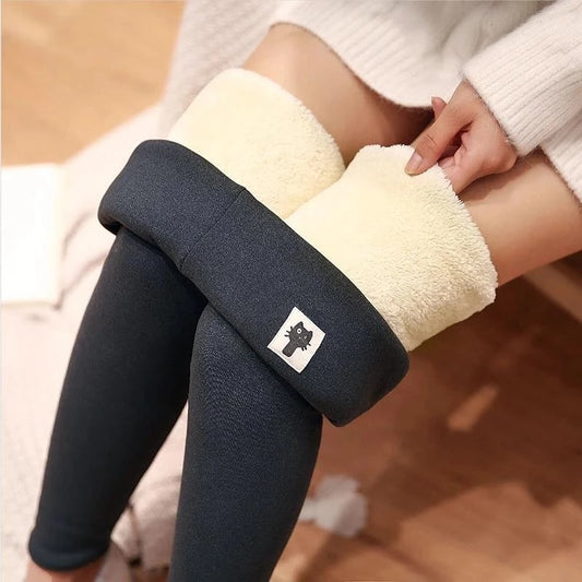 Winter Women Leggings Velvet Warm Pants Hight Waist Leggings Women Solid Color Legging Comfortable Keep Warm Stretchy Legging 0 DailyAlertDeals   