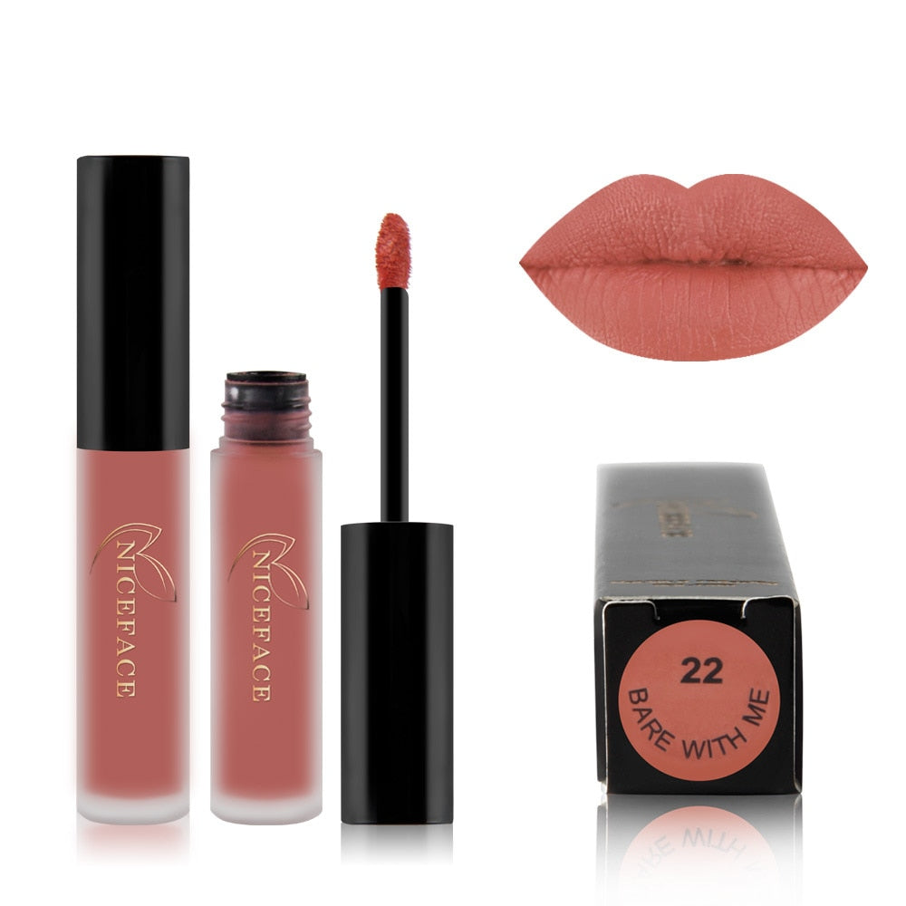 25 color matte liquid lipstick nude lip gloss makeup high pigment lip gloss waterproof lasting moisturizing cosmetics 0 DailyAlertDeals 22 China 