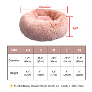 Pet Dog Bed Warm Fleece Round Dog Kennel House Long Plush Winter Pets Dog Beds For Medium Large Dogs Cats Soft Sofa Cushion Mats 0 DailyAlertDeals   