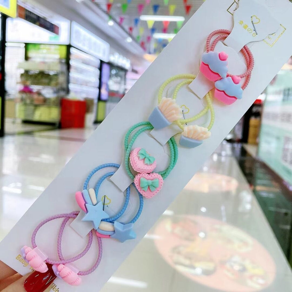 New Cute Rope Children Baby Elastic Hair Rubber Bands Accessories for Kids Girl Headband Tie Ring Headwear Scrunchie Baby Elastic Hair Rubber Bands DailyAlertDeals 17  