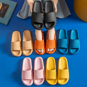 Women Thick Platform Cloud Slippers Summer Beach Soft Sole Slide Sandals Men Ladies Indoor Bathroom Anti-slip Home Slippers Shoe Accessories DailyAlertDeals   