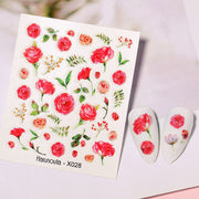 Harunouta Purple Blue Flowers Ink Blooming Nail Water Decals Geometry Line Ripple French Nail Stickers Manicuring Foils Wraps 0 DailyAlertDeals X028  