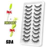 GROINNEYA lashes 5/10/20 pairs 3D Faux Mink Lashes Natural False Eyelashes Dramatic Volume Lashes Eyelash Extension Makeup 0 DailyAlertDeals 10pairs-5DA-1 China 