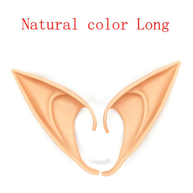 Party Decoration Latex Ears Fairy Cosplay Costume Accessories Angel Elven Elf Ears Photo Props Adult Kids Toys Halloween Supply 0 DailyAlertDeals OPP 12 skin China 1pair