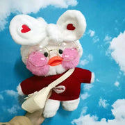 30cm Kawaii Plush LaLafanfan Cafe Duck Anime Toy Stuffed Soft Kawaii Duck Doll Animal Pillow Birthday Gift for Kids Children 0 DailyAlertDeals S333  