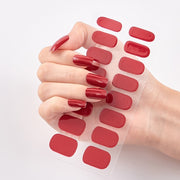 Manicure Decoracion Self Adhesive Foil Nail Art Stickers 2020 Fashion Nail Polish Pure Solid Color Nail Decoration Women Salon nail decal sticker DailyAlertDeals CS-05  
