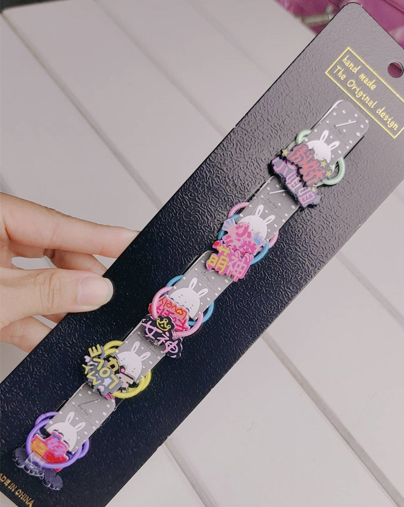 New Cute Rope Children Baby Elastic Hair Rubber Bands Accessories for Kids Girl Headband Tie Ring Headwear Scrunchie Baby Elastic Hair Rubber Bands DailyAlertDeals 45  