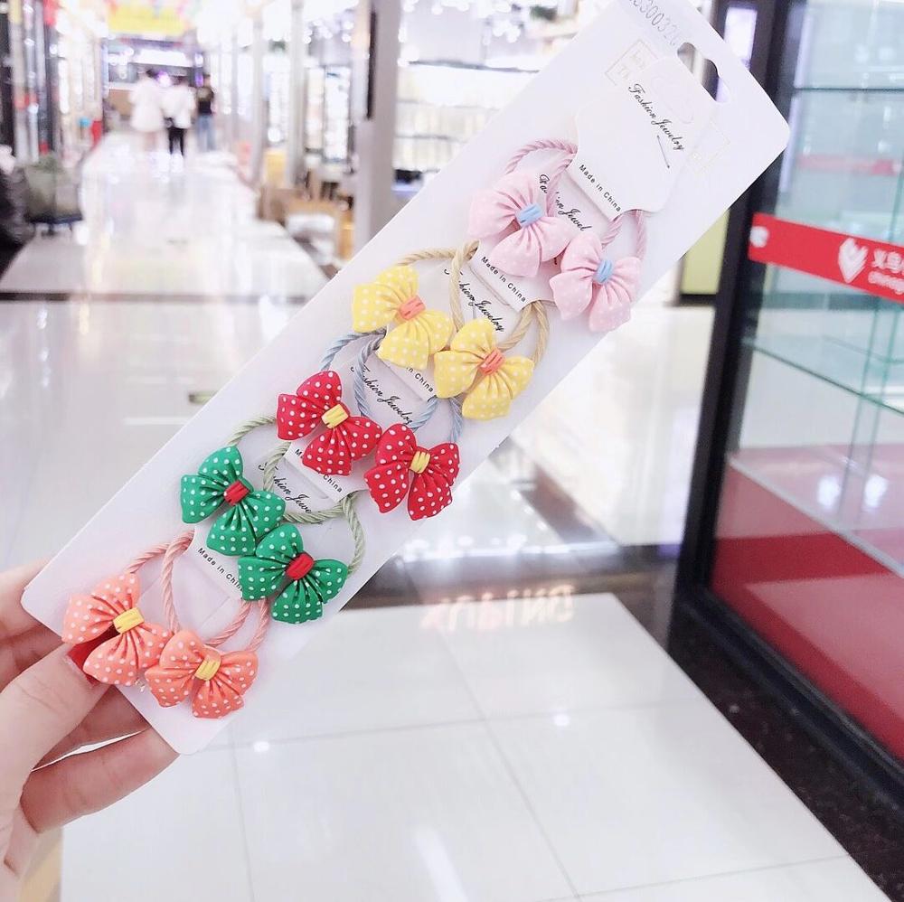 New Cute Rope Children Baby Elastic Hair Rubber Bands Accessories for Kids Girl Headband Tie Ring Headwear Scrunchie Baby Elastic Hair Rubber Bands DailyAlertDeals 40  