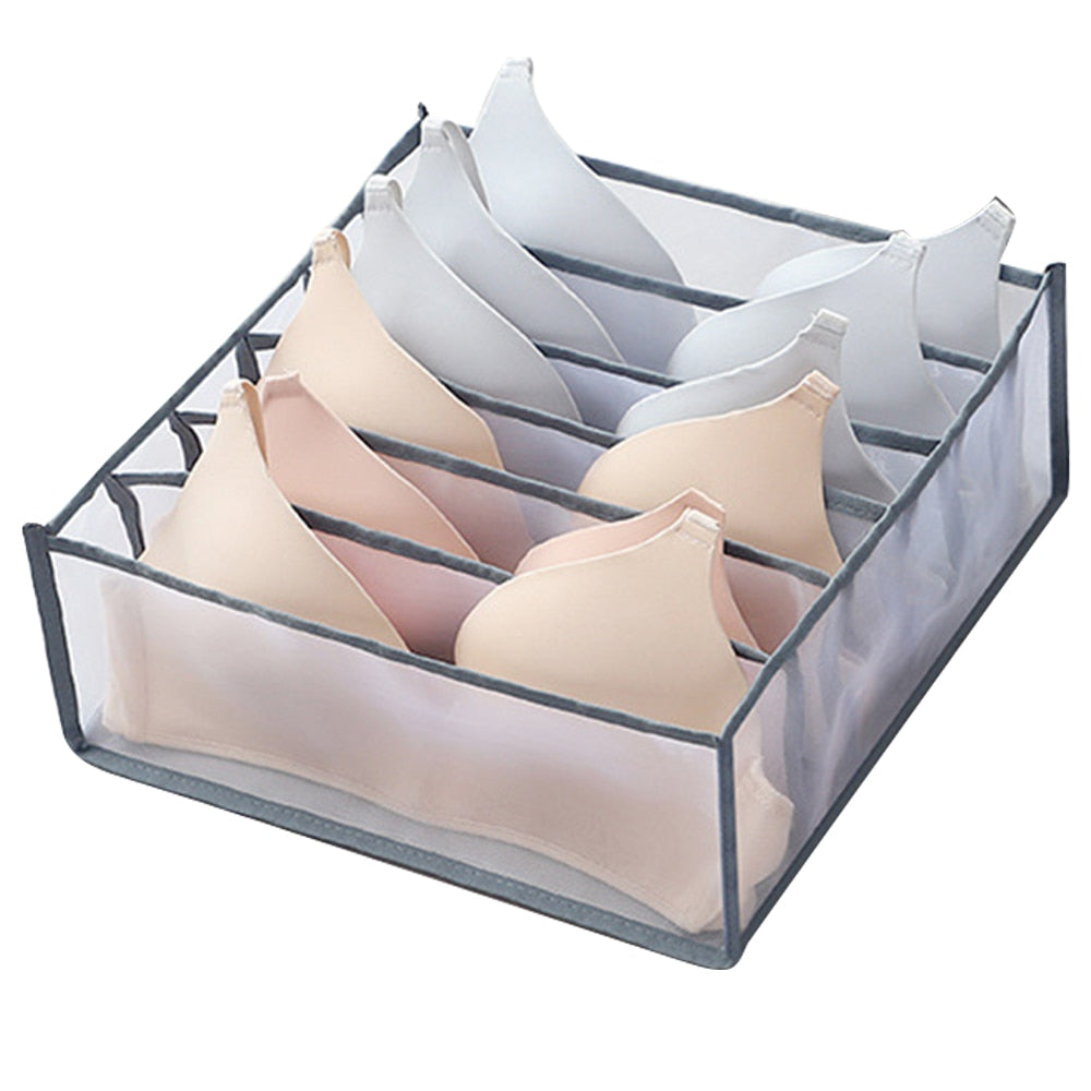 Underwear Bra Organizer Storage Box Drawer Closet Organizers Divider Boxes For Underwear Scarves Socks Bra Underwear Bra Organizer Storage Box DailyAlertDeals 6 grids  