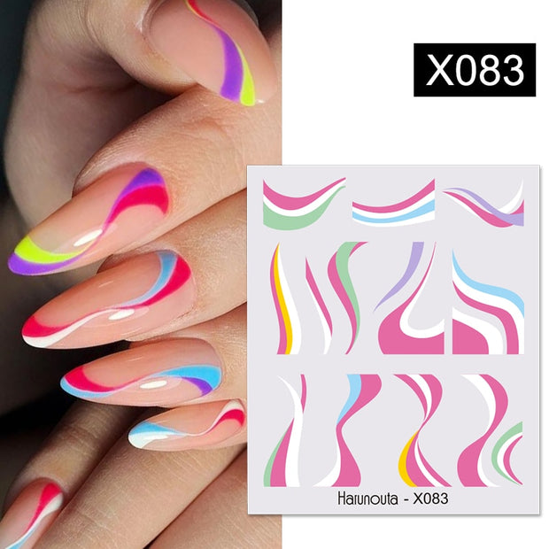 Harunouta Valentine's Day Love Heart Pattern Water Decals Stickers Christmas Snowflakes Design Slider For Nails Art Decoration 0 DailyAlertDeals   