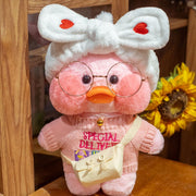 30cm Cute LaLafanfan Cafe Duck Plush Toy Girl Stuffed Soft Kawaii Duck Doll Animal Pillow Christmas Birthday Gift For Kids Child 0 DailyAlertDeals Plush Toys 3  