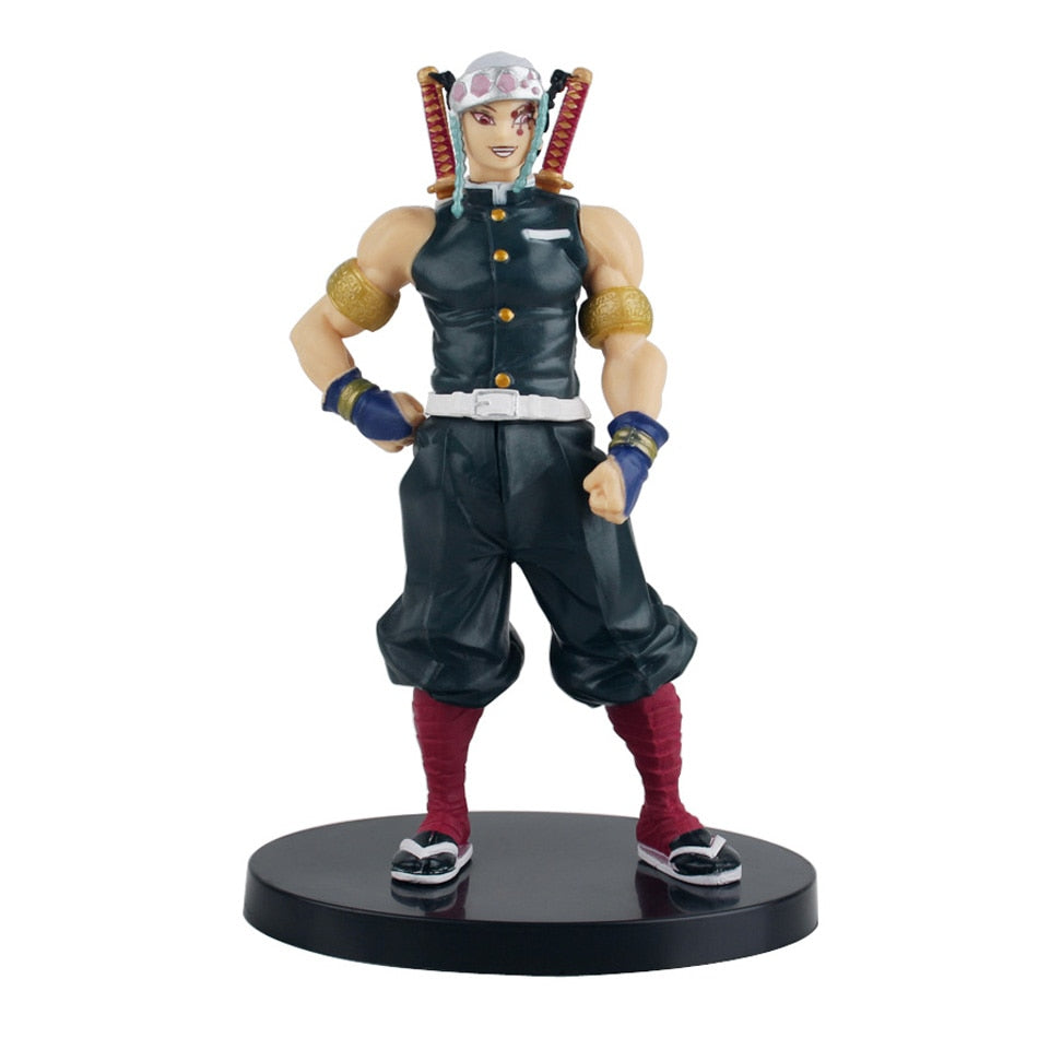 Anime Demon Slayer Figure Kamado Tanjirou Nezuko Action Figures PVC Model Toys Zenitsu Figurine Inosuke Kimetsu No Yaiba Figura Demon Slayer Figure DailyAlertDeals Uzui Tengen No Box  