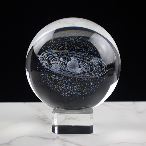 Newfashioned 3D Crystsal Solar System Ball Laser Engraved Planets Glass Sphere Cosmic Model Globe Home Decoration Astronomy Gift 0 DailyAlertDeals   