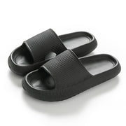 Women Thick Platform Cloud Slippers Summer Beach Eva Soft Sole Slide Sandals Leisure Men Ladies Indoor Bathroom Anti-slip Shoes  DailyAlertDeals black 36-37(240mm) 