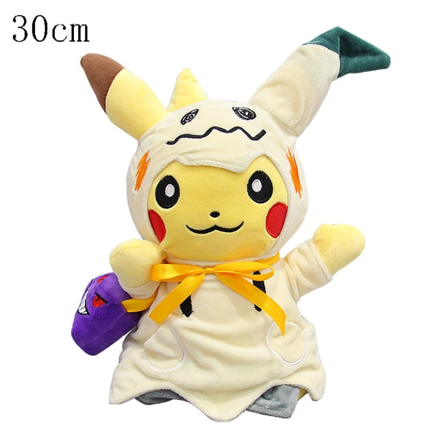 Pokemon Plush Toy Pikachu Stuffed Eevee Charmander Squirtle Charizard Blastoise Bulbasaur Anime Figure Doll Baby Christmas Gift Pokemon Plush kidsToy Pikachu DailyAlertDeals Mimikyu 30cm  