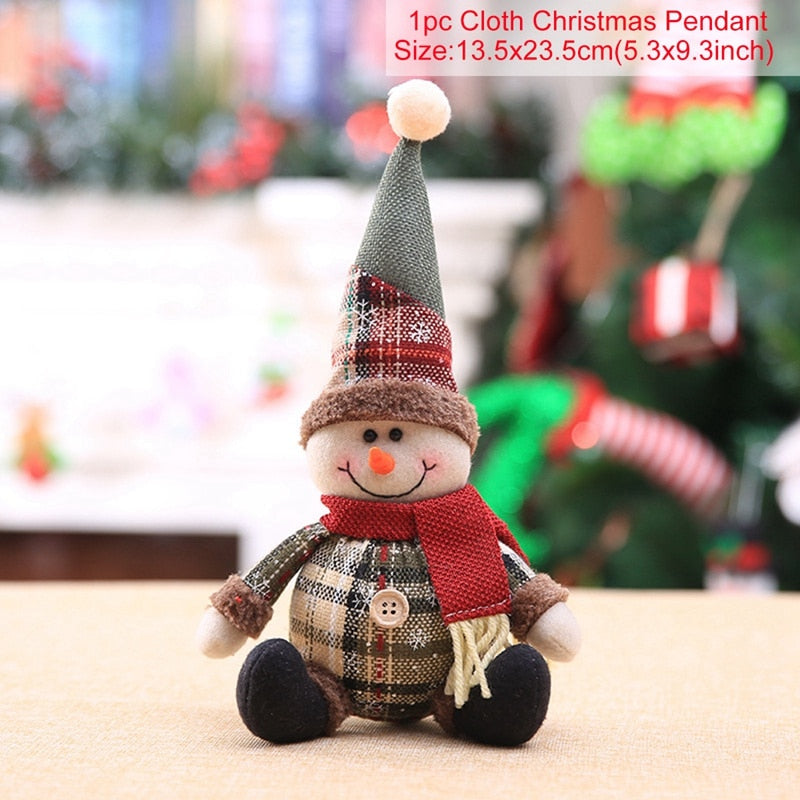 Christmas Doll Ornaments Merry Christmas Decorations For Home Table Decor Xmas Gift 2022 Navidad Happy New Year Decor 2023 Noel Christmas elf doll DailyAlertDeals Xmas doll 2 China 