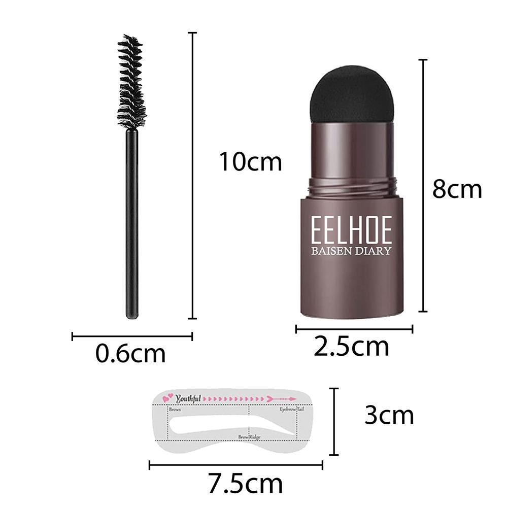 One Step Eyebrow Stamp Shaping Kit Set Makeup Magic Brow Stencil Eyebrow Brush Enhance Cosmetics Eye 0 DailyAlertDeals   